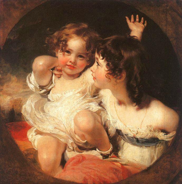 Sir Thomas Lawrence The Calmady Children Spain oil painting art